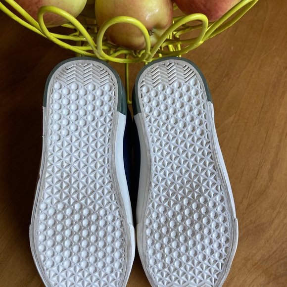 Navy Mini Boden Velcro Sneakers - Picture 3 of 4